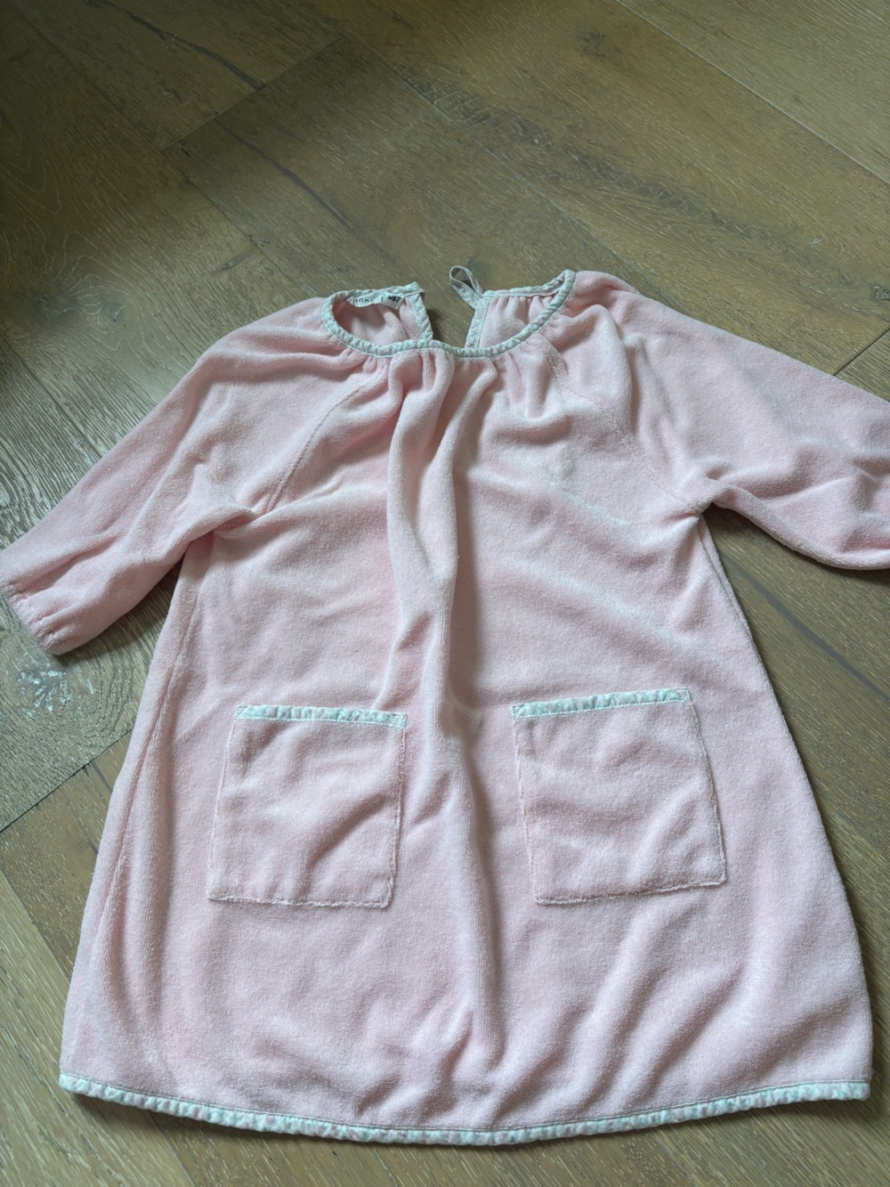 Minnow girls Pink Pocket terry coverup 5-6